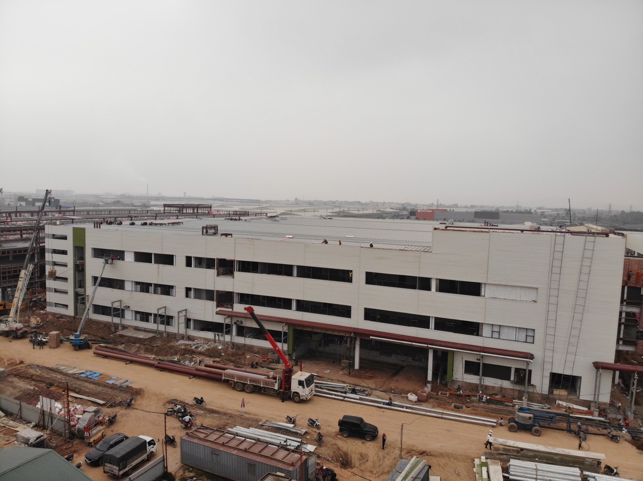 Cập nhật tiến độ công trình Goertek ngày 30/11/2019