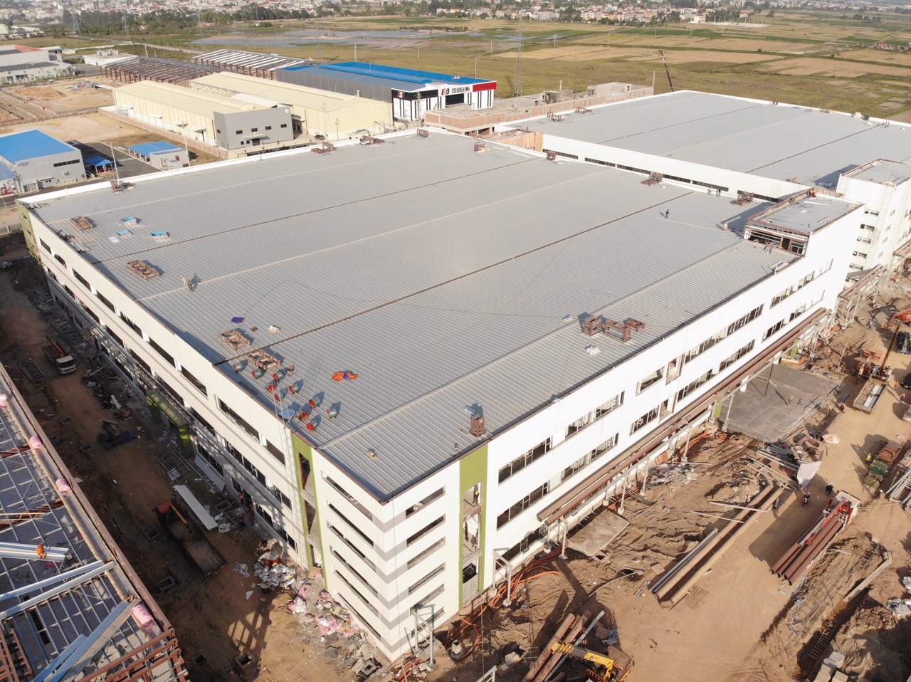 Cập nhật tiến độ công trình Goertek ngày 04/12/2019