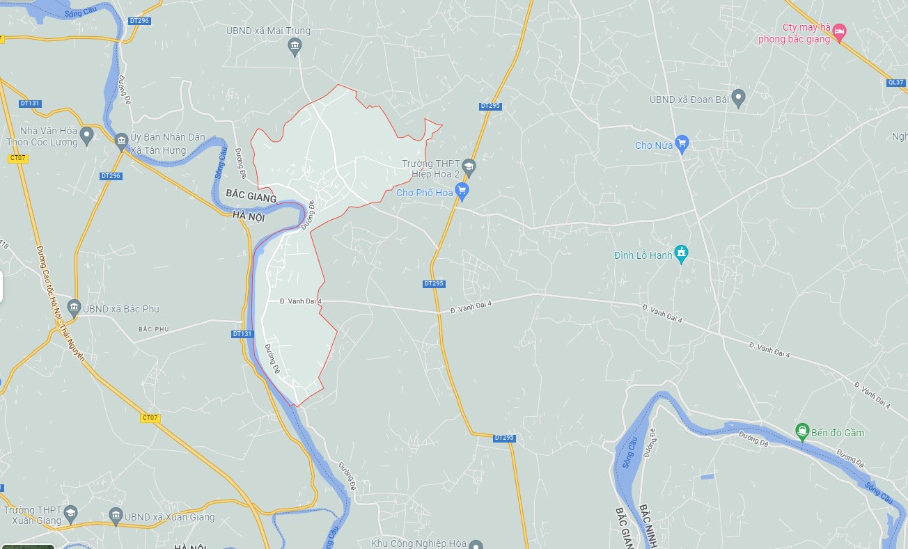 Bắc Giang quy hoạch khu công nghiệp Xuân Cẩm - Hương Lâm 224 ha