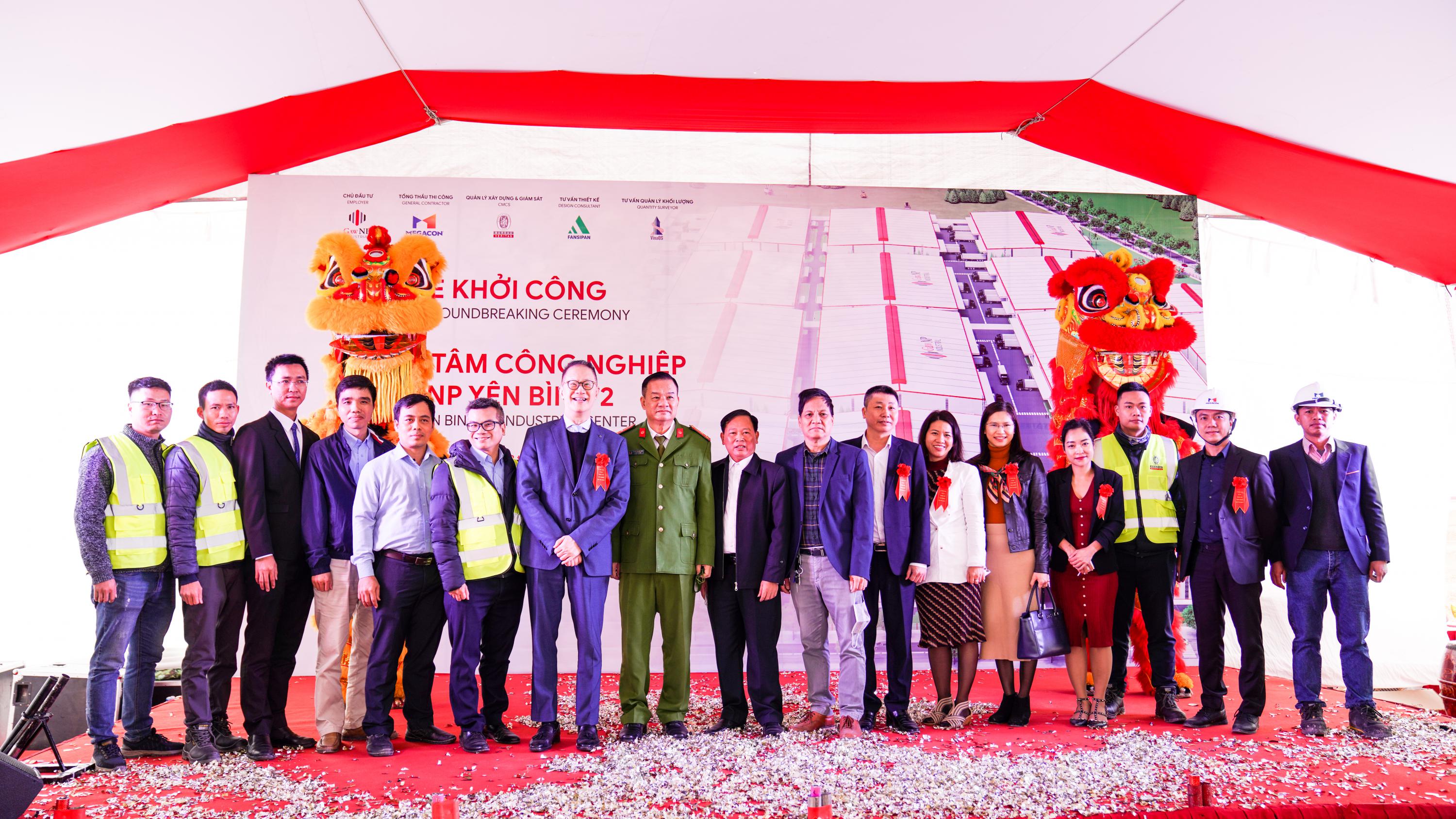 LỄ KHỞI CÔNG TRUNG TÂM CÔNG NGHIỆP GNP YÊN BÌNH 2