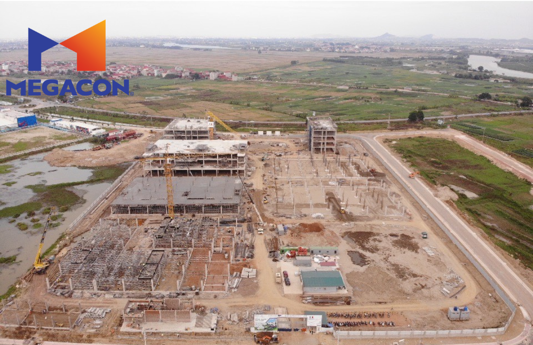 CẬP NHẬT TIẾN ĐỘ XÂY DỰNG DỰ ÁN NHÀ XƯỞNG JINYE VIỆT NAM - KCN HÒA PHÚ - THÁNG 12/2023